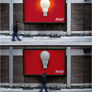 MAD Magazine Lightbulb Ad