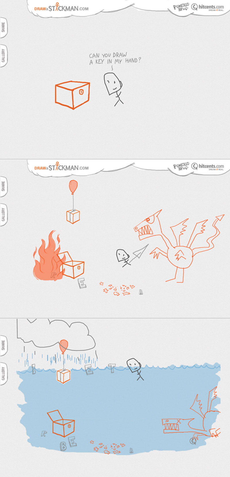 Draw a Stickman - Interactive Design Archive